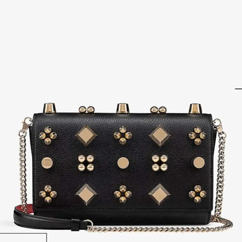 Christian Louboutin leather clutch bag